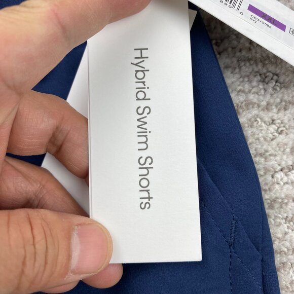 Calvin Klein Swimwear Swim Trunks Men XXL Navy Blue Lined New With Tags Designer - Picture 2 of 13